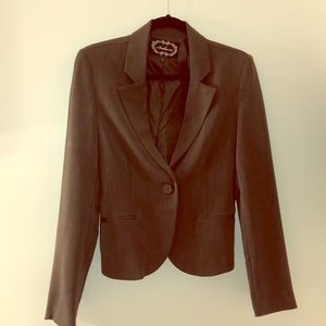 Gray blazer